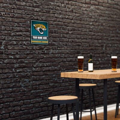 NFL Jacksonville Jaguars Personalized Custom Metal Parking Sign Wall Decor Indoor Ourdoor 4 NFL Jacksonville Jaguars Personalized Custom Metal Parking Sign Wall Decor Indoor Ourdoor 4