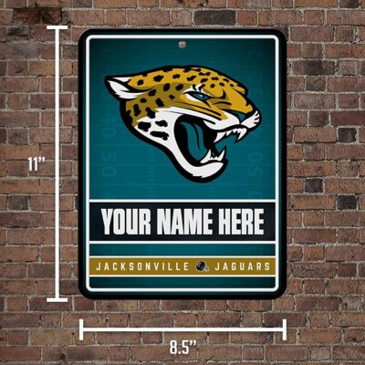NFL Jacksonville Jaguars Personalized Custom Metal Parking Sign Wall Decor Indoor Ourdoor 5 NFL Jacksonville Jaguars Personalized Custom Metal Parking Sign Wall Decor Indoor Ourdoor 5