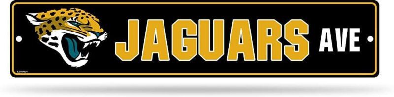 NFL Jacksonville Jaguars Street Sign Metal Sign