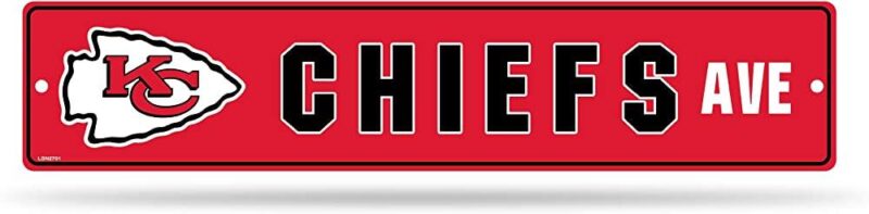 NFL Kansas City Chiefs Street Sign Metal Sign