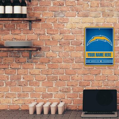 NFL Los Angeles Chargers Personalized Custom Metal Parking Sign Wall Decor Indoor Ourdoor 2 NFL Los Angeles Chargers Personalized Custom Metal Parking Sign Wall Decor Indoor Ourdoor 2
