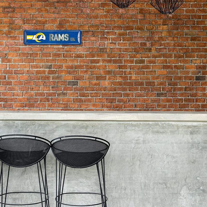 NFL Los Angeles Rams Home Decor Metal Street Sign 1