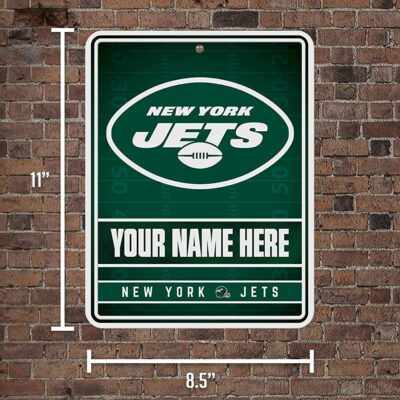 NFL New York Jets Personalized Custom Metal Parking Sign Wall Decor Indoor Ourdoor 5 NFL New York Jets Personalized Custom Metal Parking Sign Wall Decor Indoor Ourdoor 5