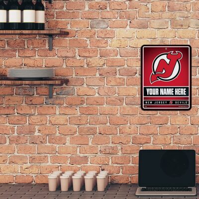 NHL New Jersey Devils Personalized Custom Metal Parking Sign Wall Decor Indoor Ourdoor 3 NHL New Jersey Devils Personalized Custom Metal Parking Sign Wall Decor Indoor Ourdoor 3