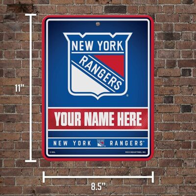 NHL New York Rangers Personalized Custom Metal Parking Sign Wall Decor Indoor Ourdoor 2 NHL New York Rangers Personalized Custom Metal Parking Sign Wall Decor Indoor Ourdoor 2