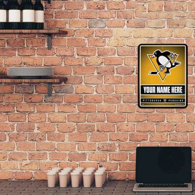 NHL Pittsburgh Penguins Personalized Custom Metal Parking Sign Wall Decor Indoor Ourdoor 3 NHL Pittsburgh Penguins Personalized Custom Metal Parking Sign Wall Decor Indoor Ourdoor 3