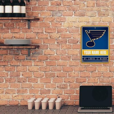 NHL St. Louis Blues Personalized Custom Metal Parking Sign Wall Decor Indoor Ourdoor 3 NHL St. Louis Blues Personalized Custom Metal Parking Sign Wall Decor Indoor Ourdoor 3