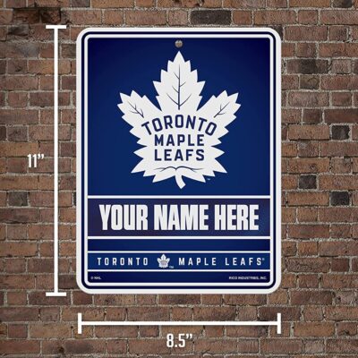 NHL Toronto Maple Leafs Personalized Custom Metal Parking Sign Wall Decor Indoor Ourdoor 2 NHL Toronto Maple Leafs Personalized Custom Metal Parking Sign Wall Decor Indoor Ourdoor 2