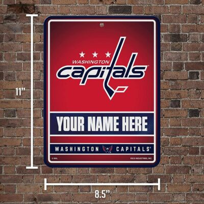 NHL Washington Capitals Personalized Custom Metal Parking Sign Wall Decor Indoor Ourdoor 2 NHL Washington Capitals Personalized Custom Metal Parking Sign Wall Decor Indoor Ourdoor 2