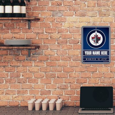 NHL Winnipeg Jets Personalized Custom Metal Parking Sign Wall Decor Indoor Ourdoor 3 NHL Winnipeg Jets Personalized Custom Metal Parking Sign Wall Decor Indoor Ourdoor 3