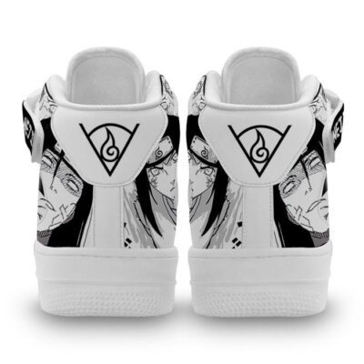 Neji Hyuga Sneakers Air Mid Custom Anime Shoes Mix Manga for Otaku 2
