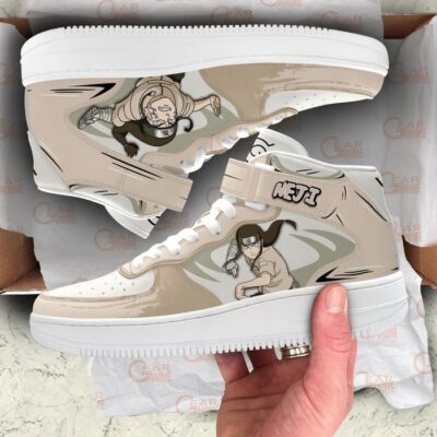 Neji Hyuga Sneakers Air Mid Custom Anime Shoes for Otaku 3