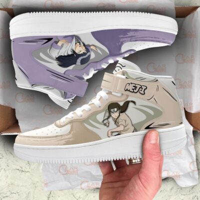 Neji and Hinata Hyuga Sneakers Air Mid Custom Anime Shoes for Otaku 3 Neji and Hinata Hyuga Sneakers Air Mid Custom Anime Shoes for Otaku 3
