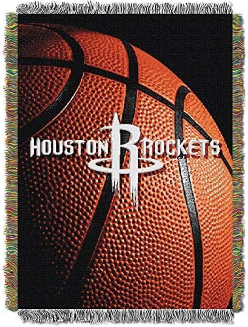 Northwest 051 Houston Rockets NBA Woven Tapestry Throw Blanket