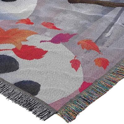 Northwest Frozen 2 In The Leaves Woven Tapestry Throw Blanket 2 Northwest Frozen 2 In The Leaves Woven Tapestry Throw Blanket 2