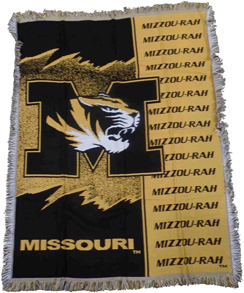 Northwest Missouri Tigers NCAA Triple Woven Throw Blanket