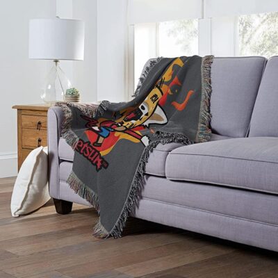 Northwest Woven Tapestry Throw Blanket Aggretsuko Let's Rock 4 Northwest Woven Tapestry Throw Blanket Aggretsuko Lets Rock 4