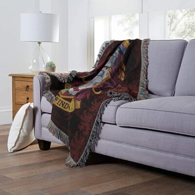 Northwest Woven Tapestry Throw Blanket Gryffindor Shield 3 Northwest Woven Tapestry Throw Blanket Gryffindor Shield 3