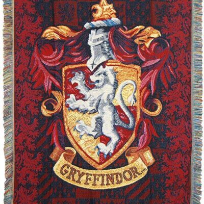 Northwest Woven Tapestry Throw Blanket Gryffindor Shield