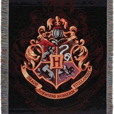 Northwest Woven Tapestry Throw Blanket Hogwarts Decor