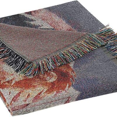 Northwest Woven Tapestry Throw Blanket Houses Together 1