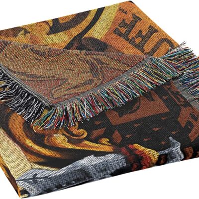 Northwest Woven Tapestry Throw Blanket Hufflepuff Crest 1 Northwest Woven Tapestry Throw Blanket Hufflepuff Crest 1