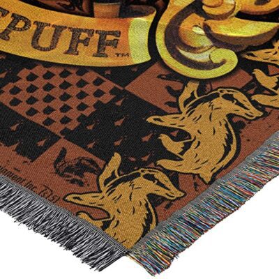 Northwest Woven Tapestry Throw Blanket Hufflepuff Crest 2 Northwest Woven Tapestry Throw Blanket Hufflepuff Crest 2