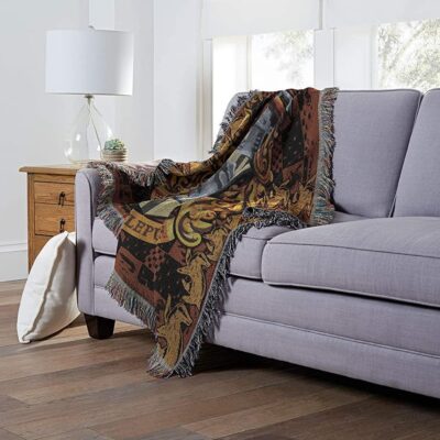 Northwest Woven Tapestry Throw Blanket Hufflepuff Crest 3 Northwest Woven Tapestry Throw Blanket Hufflepuff Crest 3