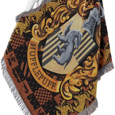 Northwest Woven Tapestry Throw Blanket Hufflepuff Crest 4 Northwest Woven Tapestry Throw Blanket Hufflepuff Crest 4