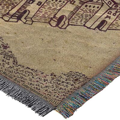 Northwest Woven Tapestry Throw Blanket Marauders Map 2