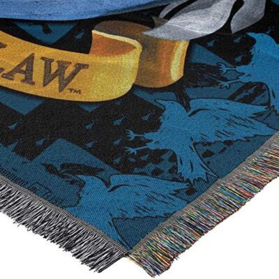Northwest Woven Tapestry Throw Blanket Ravenclaw Crest 2 Northwest Woven Tapestry Throw Blanket Ravenclaw Crest 2