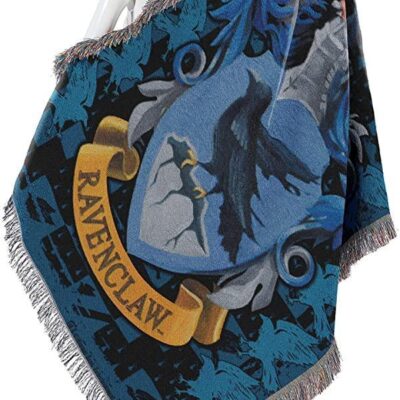Northwest Woven Tapestry Throw Blanket Ravenclaw Crest 4 Northwest Woven Tapestry Throw Blanket Ravenclaw Crest 4