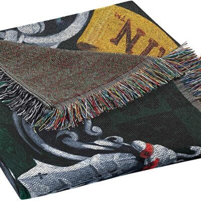 Northwest Woven Tapestry Throw Blanket Slytherin Shield 1 Northwest Woven Tapestry Throw Blanket Slytherin Shield 1