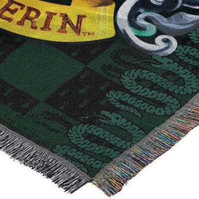 Northwest Woven Tapestry Throw Blanket Slytherin Shield 2 Northwest Woven Tapestry Throw Blanket Slytherin Shield 2