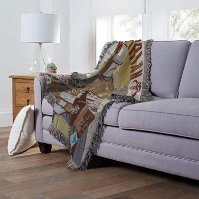 Northwest Woven Tapestry Throw Blanket Standoff 3 Northwest Woven Tapestry Throw Blanket Standoff 3