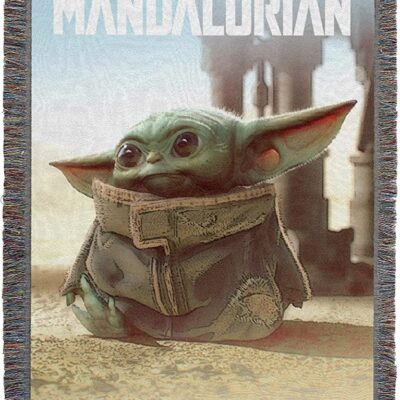 Northwest Woven Tapestry Throw Blanket The Mandalorian The Child