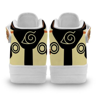 Nrt Uzumaki Bijuu Mode Sneakers Air Mid Custom Anime Shoes 3
