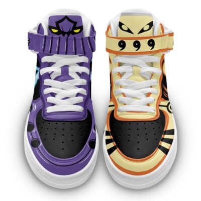 Nrt Uzumaki Bijuu Mode and Sasuke Susanoo Sneakers Air Mid Anime Shoes 2 Nrt Uzumaki Bijuu Mode and Sasuke Susanoo Sneakers Air Mid Anime Shoes 2