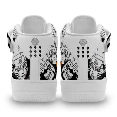 Nrt Uzumaki Bijuu Sneakers Air Mid Custom Anime Shoes Mix Manga 2