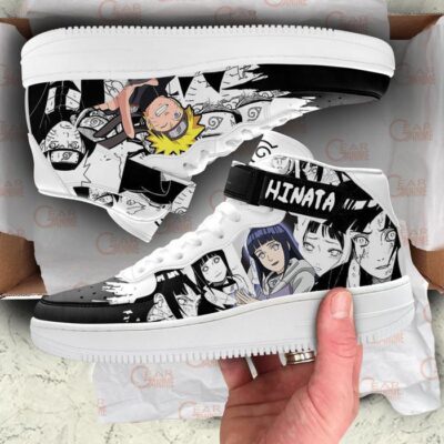Nrt Uzumaki and Hinata Sneakers Air Mid Custom Anime Shoes Mix Manga 3 Nrt Uzumaki and Hinata Sneakers Air Mid Custom Anime Shoes Mix Manga 3