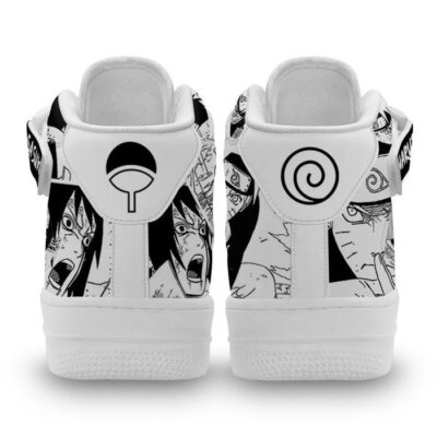 Nrt Uzumaki and Sasuke Sneakers Air Mid Custom Anime Shoes Mix Manga 2 Nrt Uzumaki and Sasuke Sneakers Air Mid Custom Anime Shoes Mix Manga 2
