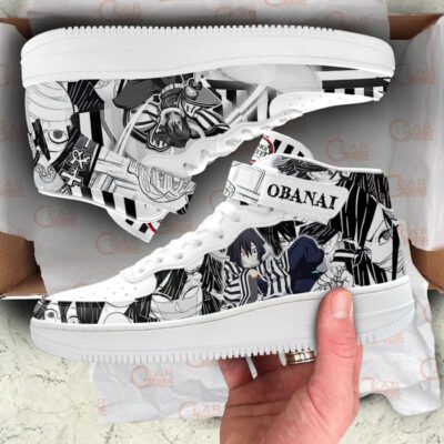 Obanai Sneakers Air Mid Demon Slayer Anime Shoes Mix Manga 3