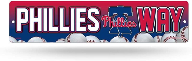 Phillies Metal Street Sign