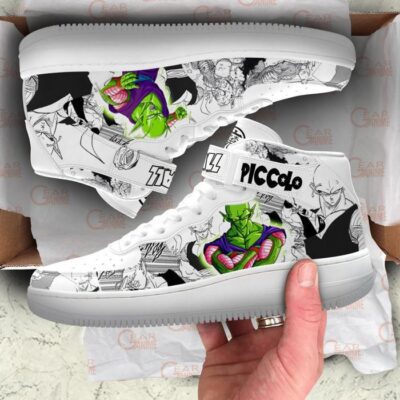 Piccolo Sneakers Air Mid Custom Dragon Ball Anime Shoes Mix Manga 3