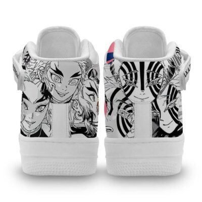 Rengoku Akaza Sneakers Air Mid Demon Slayer Anime Shoes Mix Manga 2