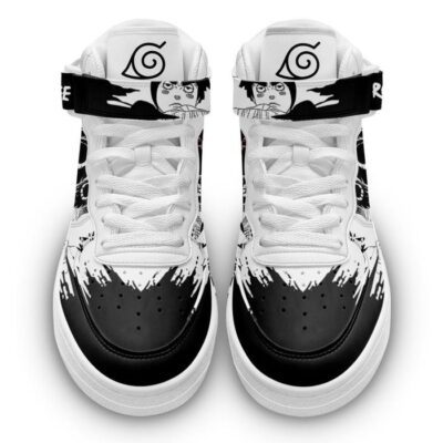 Rock Lee Sneakers Air Mid Custom Anime Shoes Mix Manga for Otaku 1