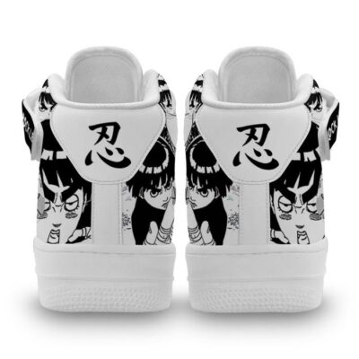 Rock Lee Sneakers Air Mid Custom Anime Shoes Mix Manga for Otaku 2