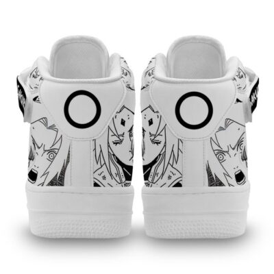 Sakura Haruno Sneakers Air Mid Custom Anime Shoes Mix Manga for Otaku 2