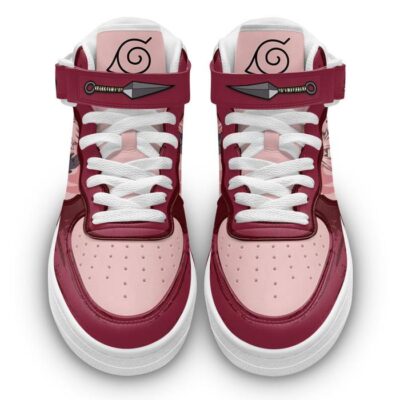 Sakura Haruno Sneakers Air Mid Custom Anime Shoes for Otaku 1