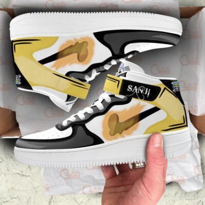 Sanji Sneakers Air Mid One Piece Custom Anime Shoes for Otaku 3